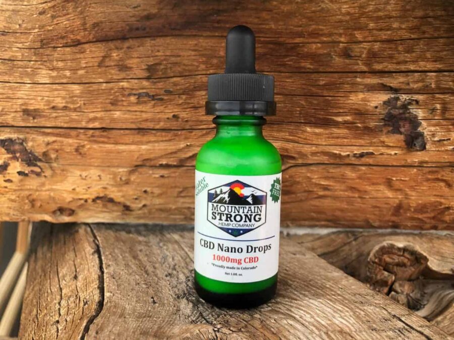 Nano Drops (Water Soluble Tincture) Isolate 1000mg